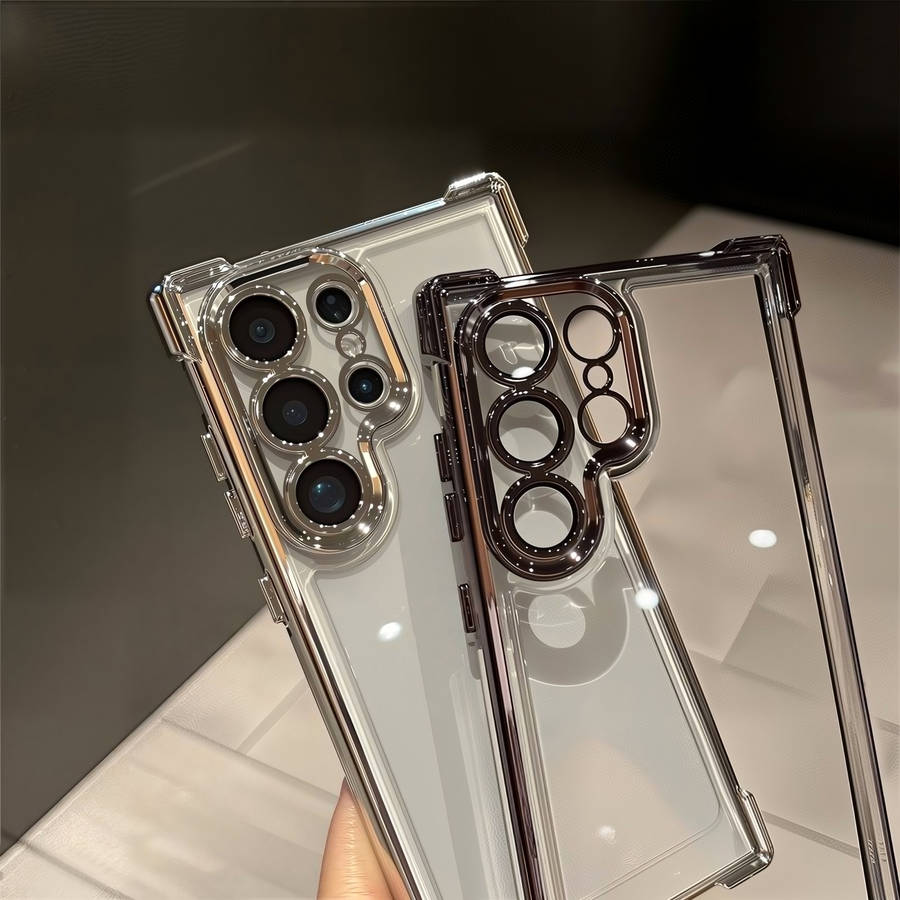 Phone Case Silvery Compatible Model Galaxy S24