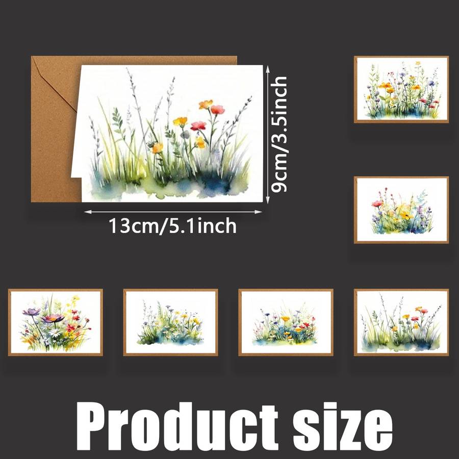Greeting Cards Quantity 12Pcs