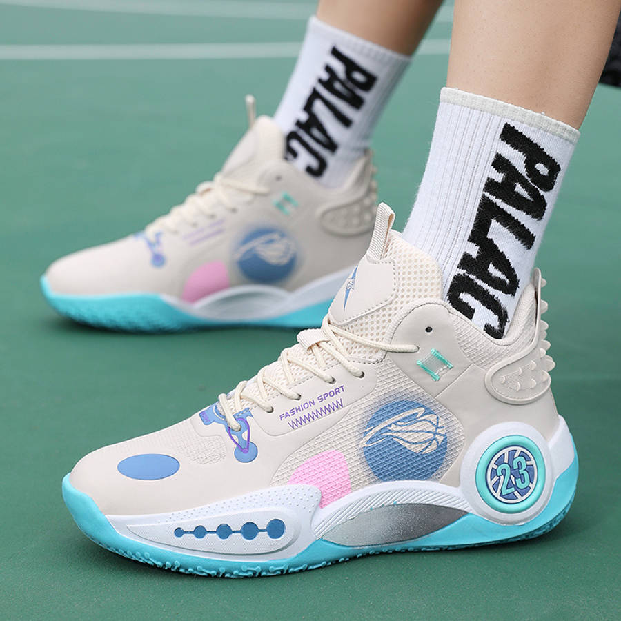 Basketball Shoes Color Beige Color Sizeuk 3.5