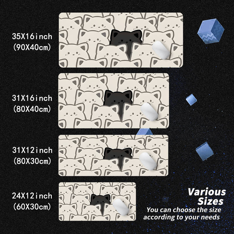 Mouse Pad Size 35X16Inch