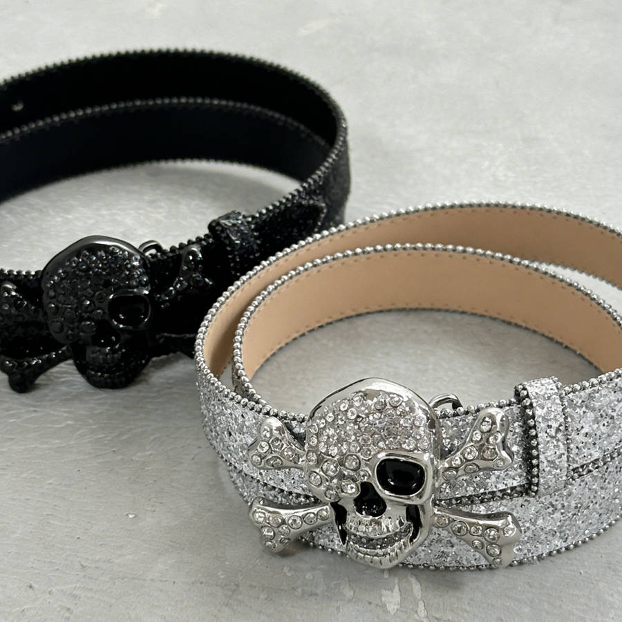 Belt Color Texture Silvery Size 112Cm