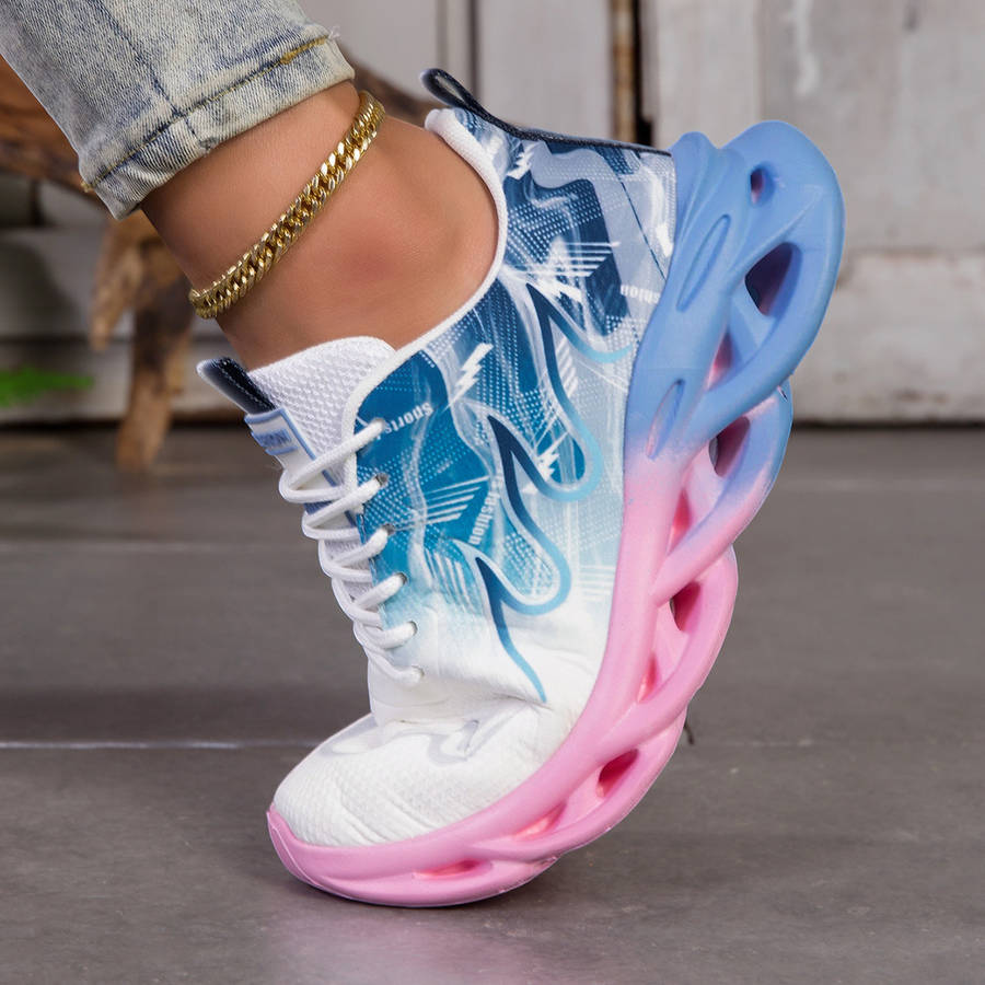 Women S Sneakers Color Blue Sizeuk 8.5