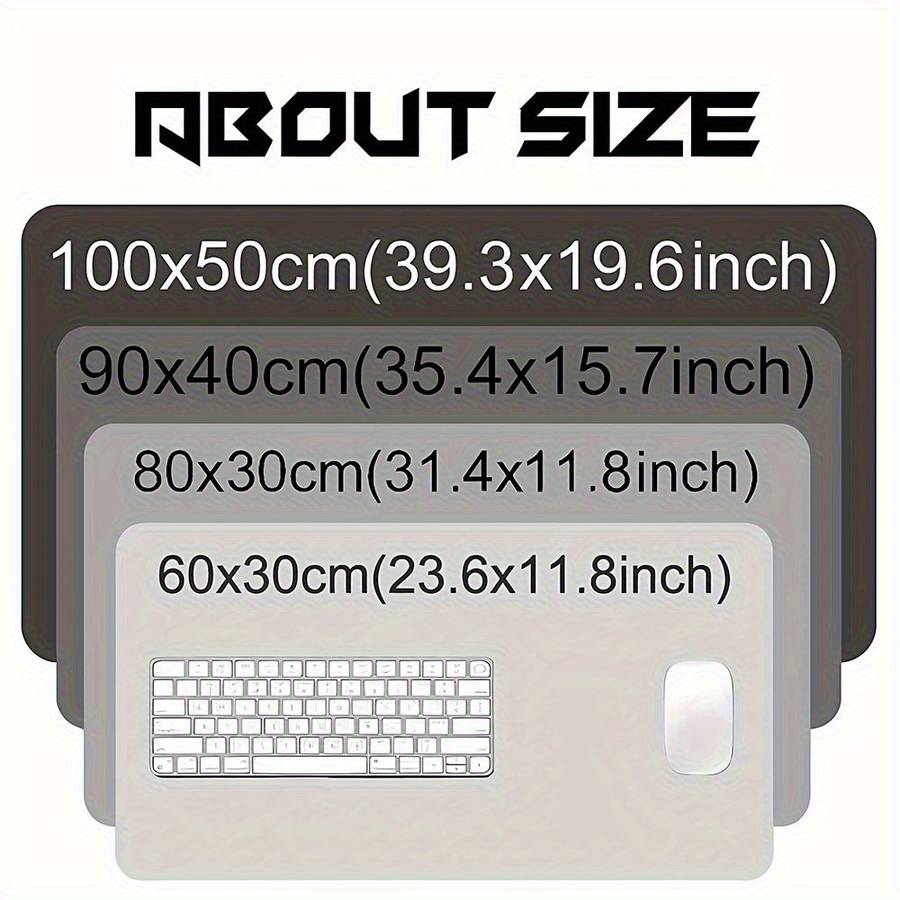 Mouse Pad Size 40X80Cm Is 15.75X31.5Inch