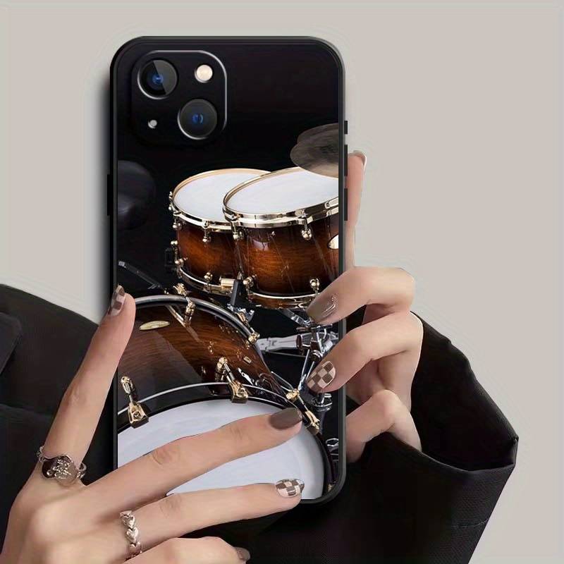 1Pc Mixed Color For iPhone 7 Musical Instrument Drum Phone Case
