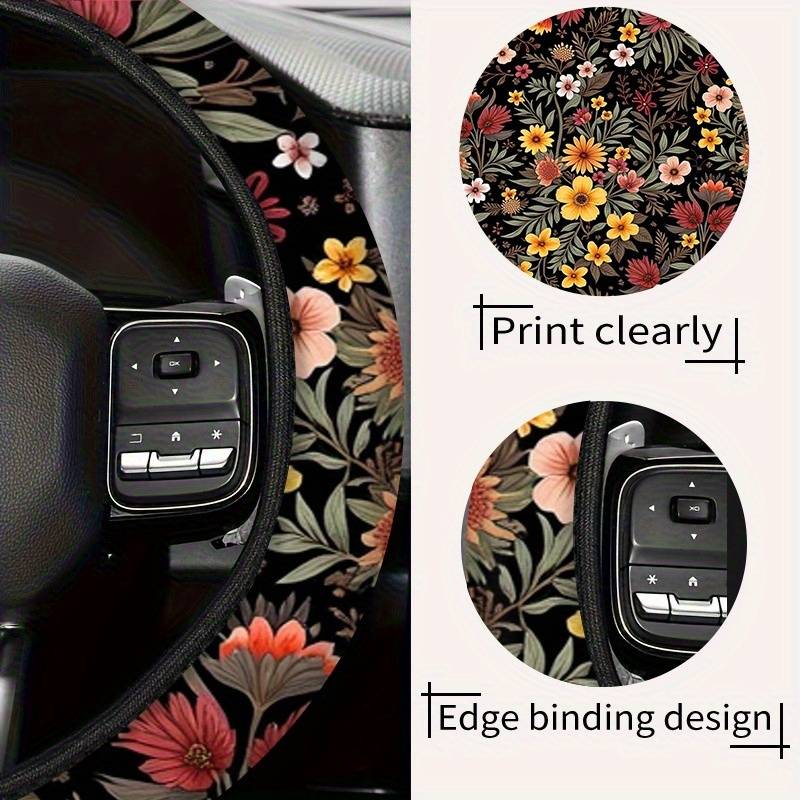 Car Steering Wheel Cover 38X38 Style Digital Printing