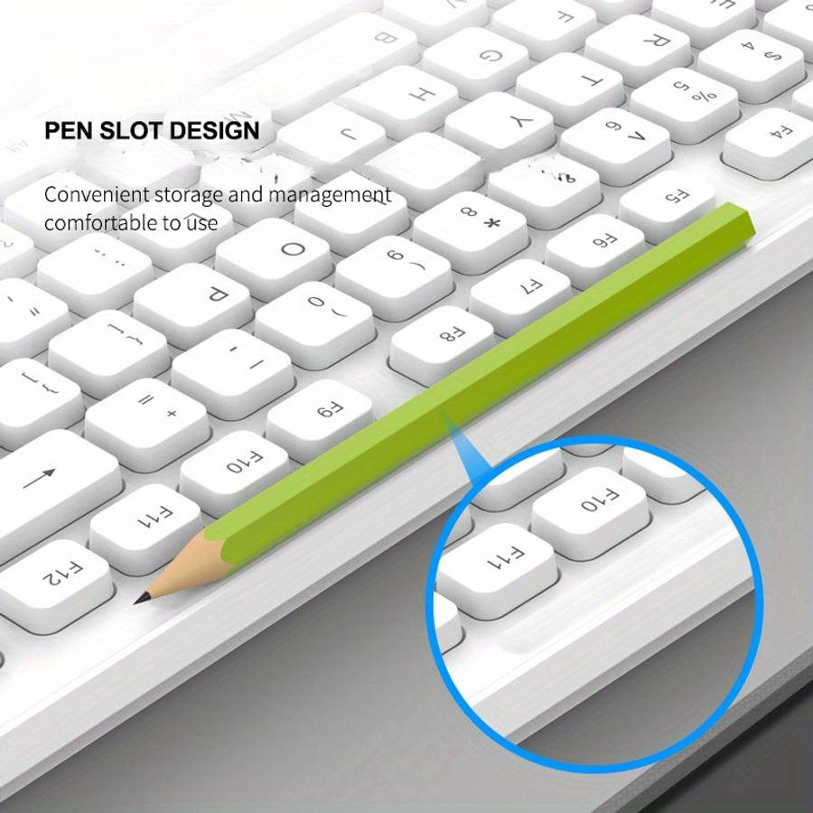 keyboard color White