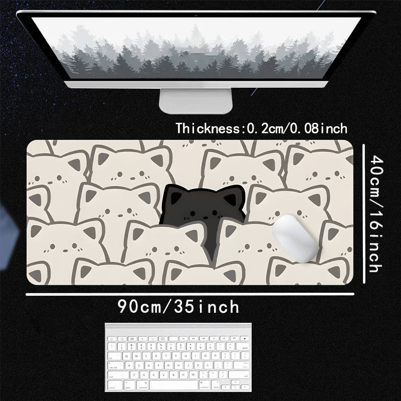 Mouse Pad Size 35X16Inch