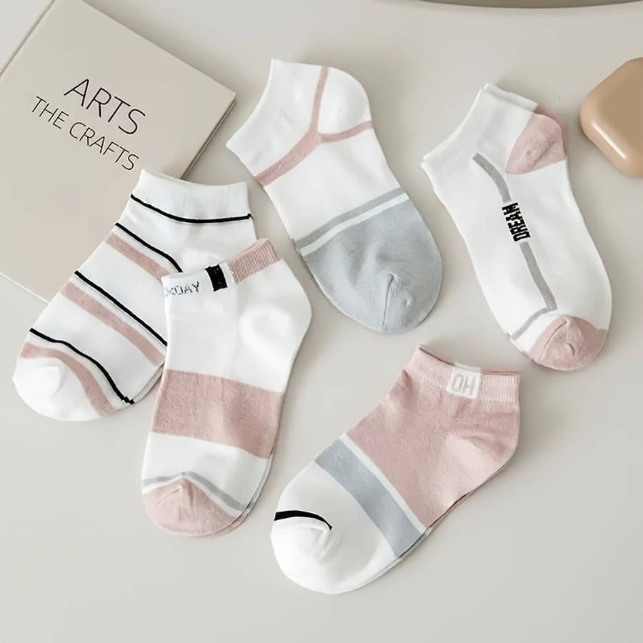 Women S Socks Color Mixed Color Fivepack Size Onesize