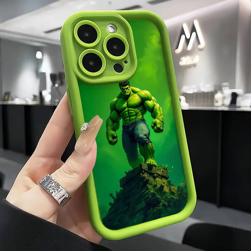 1Pc Green For iPhone XS Max Hulk Green Phone Case