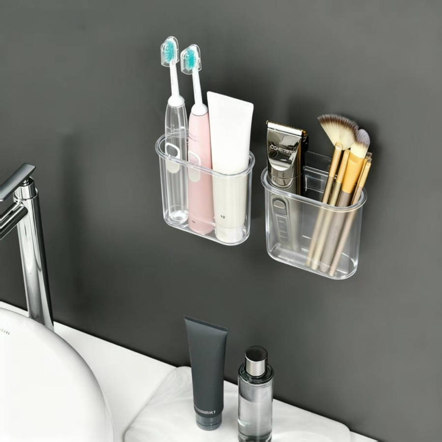 Bathroom Storage Rack Color Transparent Quantity2Pcs