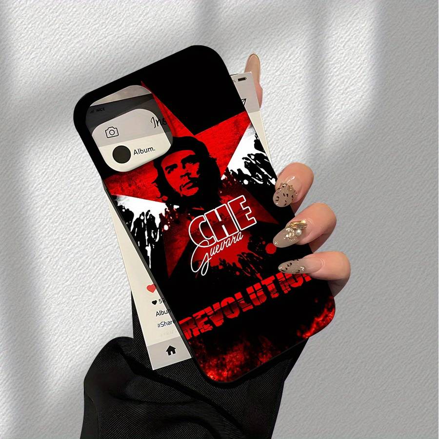 1Pc Black For iPhone 12 Pro Che Guevara Designs Phone Case