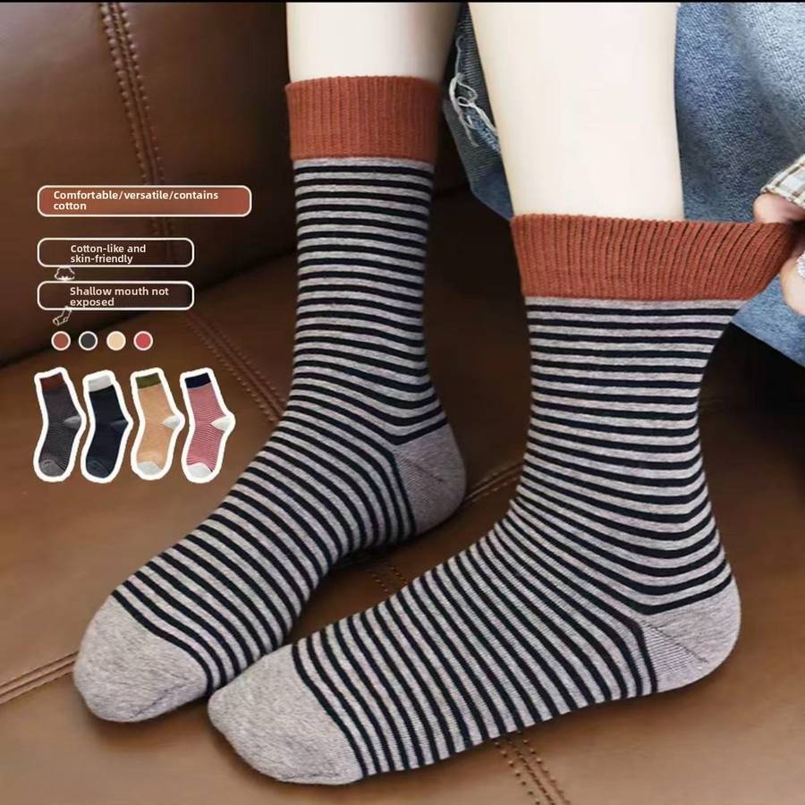 Women S Socks Color Gray 4 Pairs Size Onesize