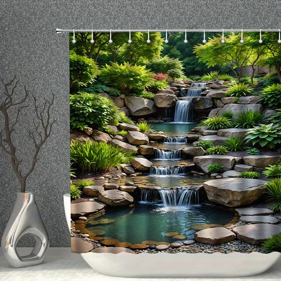 Waterproof Shower Curtain Color Polychrome Size 120X200119.99Cm*200.0Cm