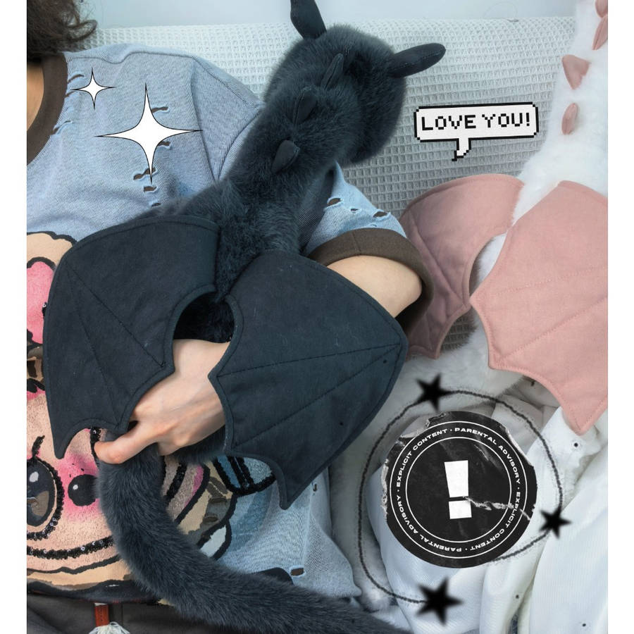 Plush Toyss Items Black Dragon
