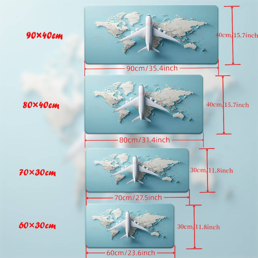 Mouse Pad Size 70X30Cm