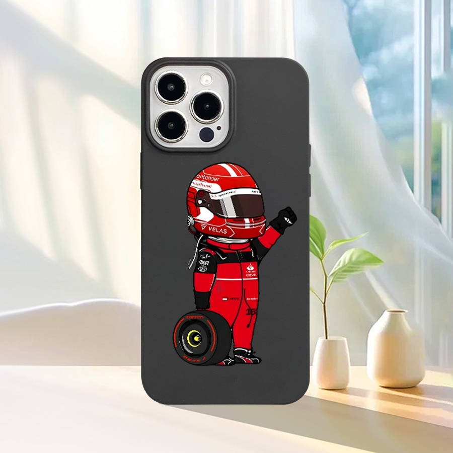 1Pc Black For iPhone 12 Pro Max Sports Car Men Phone Case