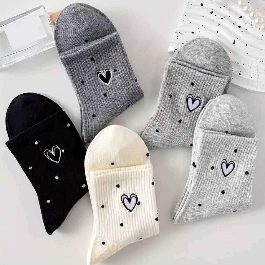 Women S Socks Color Mixed Colors Quantity 5Pairs