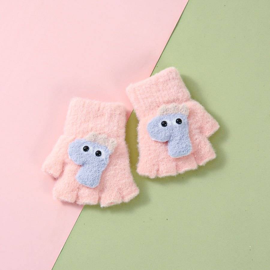 Winter Gloves Color Blue Size 6 To 24 Months