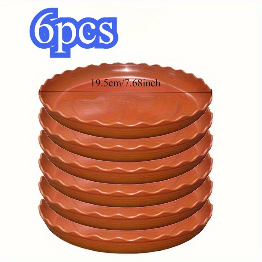 Flowerpotsize 11 5Cm-4 53Inch 6Pcs Color Brick Red
