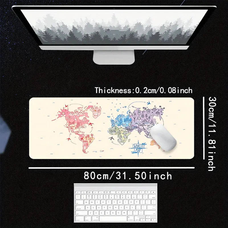 Mouse Pad Size 16X32 Inch