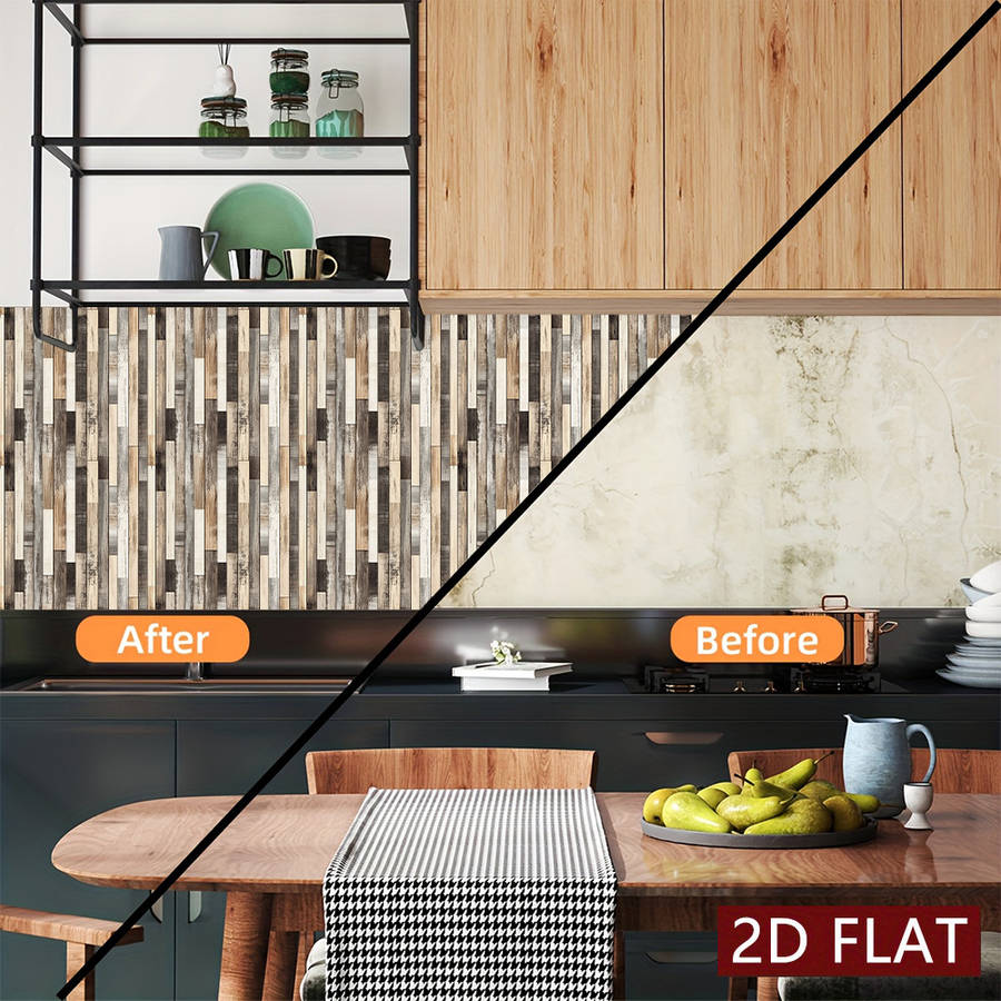 Self Adhesive Floor Stickers 5.91X5.91Inch15X15Cm 10Pcs