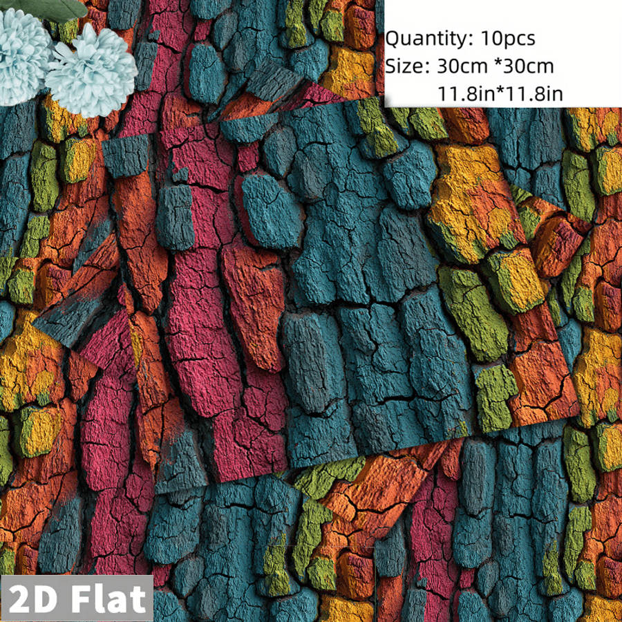 Self Adhesive Floor Stickers 11.81X11.81In30X30Cm