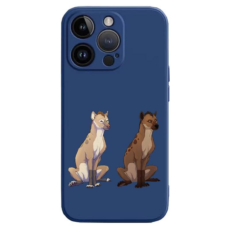 1Pc Purple For iPhone 7 8 SE2 SE3 African Wild Dog Phone Case