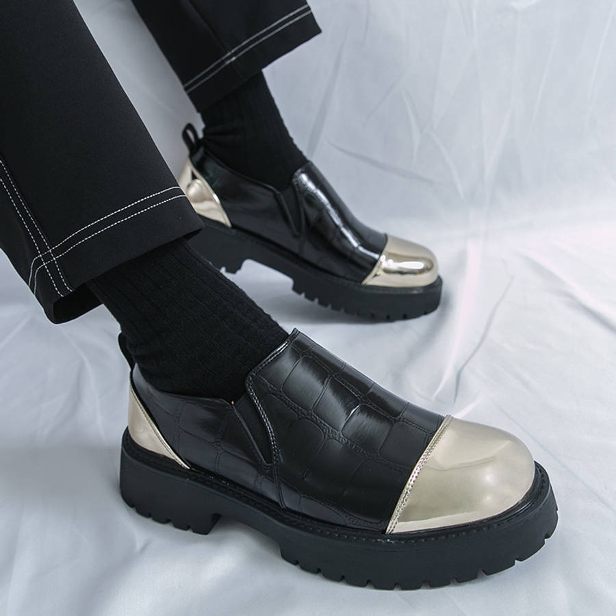 Mens Leather Shoes Color Black Sizeuk 9.5