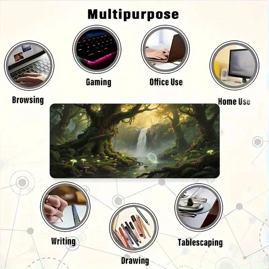 Mouse Pad Size 23.6X11.8 Inches 60X30 Cm