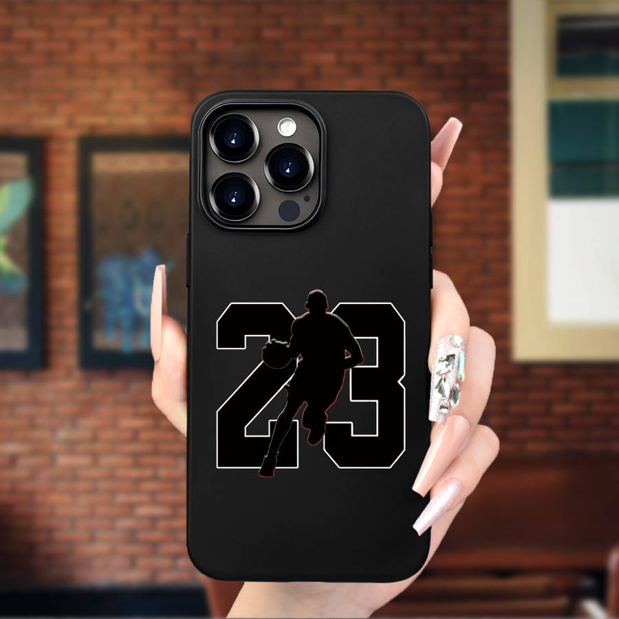 1Pc Black For iPhone XR Player Unique 23 Phone Case