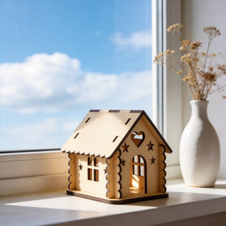 House Model Color Wood Color