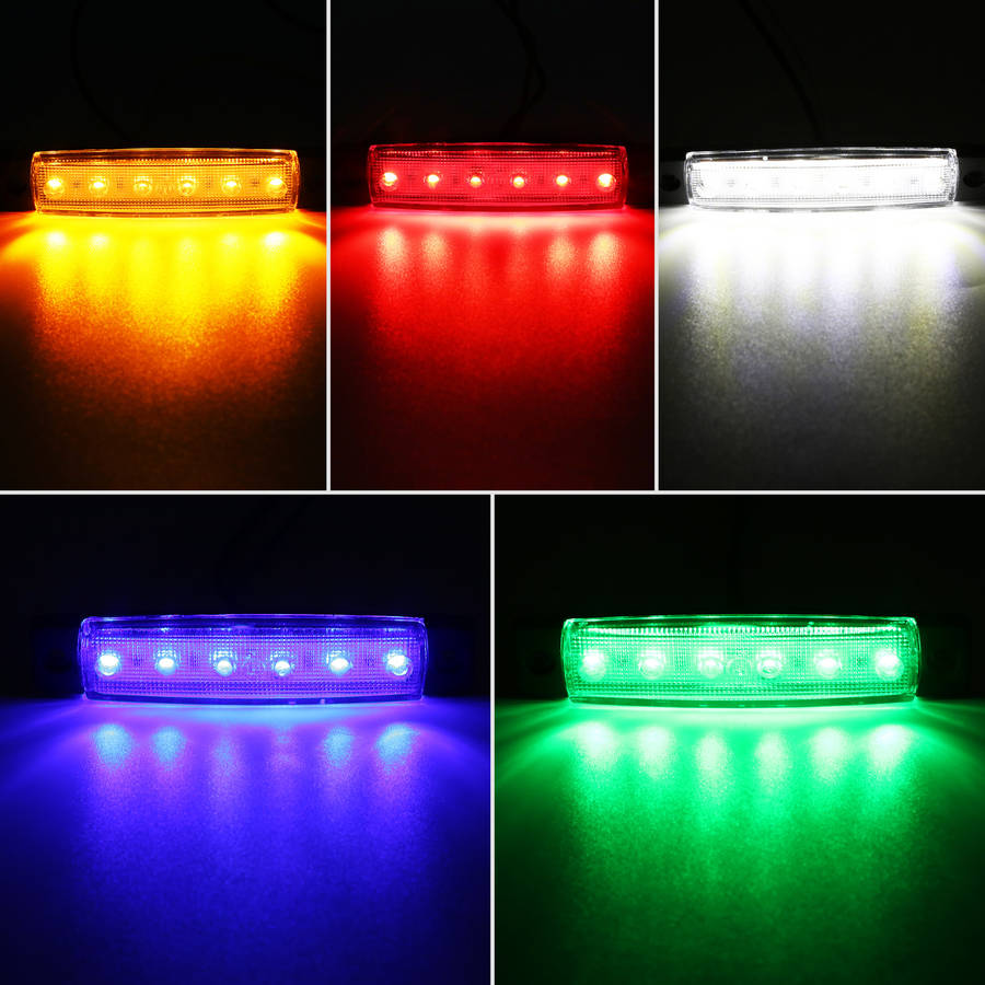 Car Lights Color Red Size 10Pcs