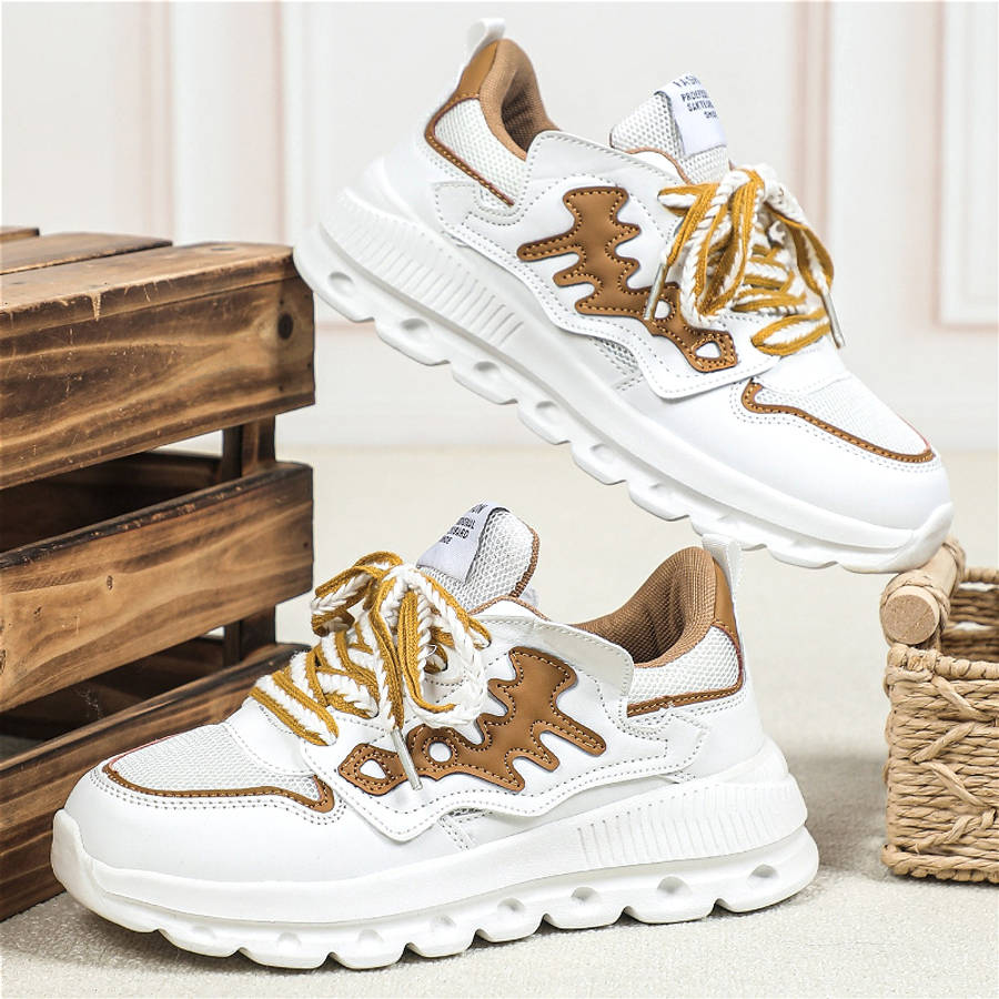 Sneakers Color White Brown Sizeuk 9