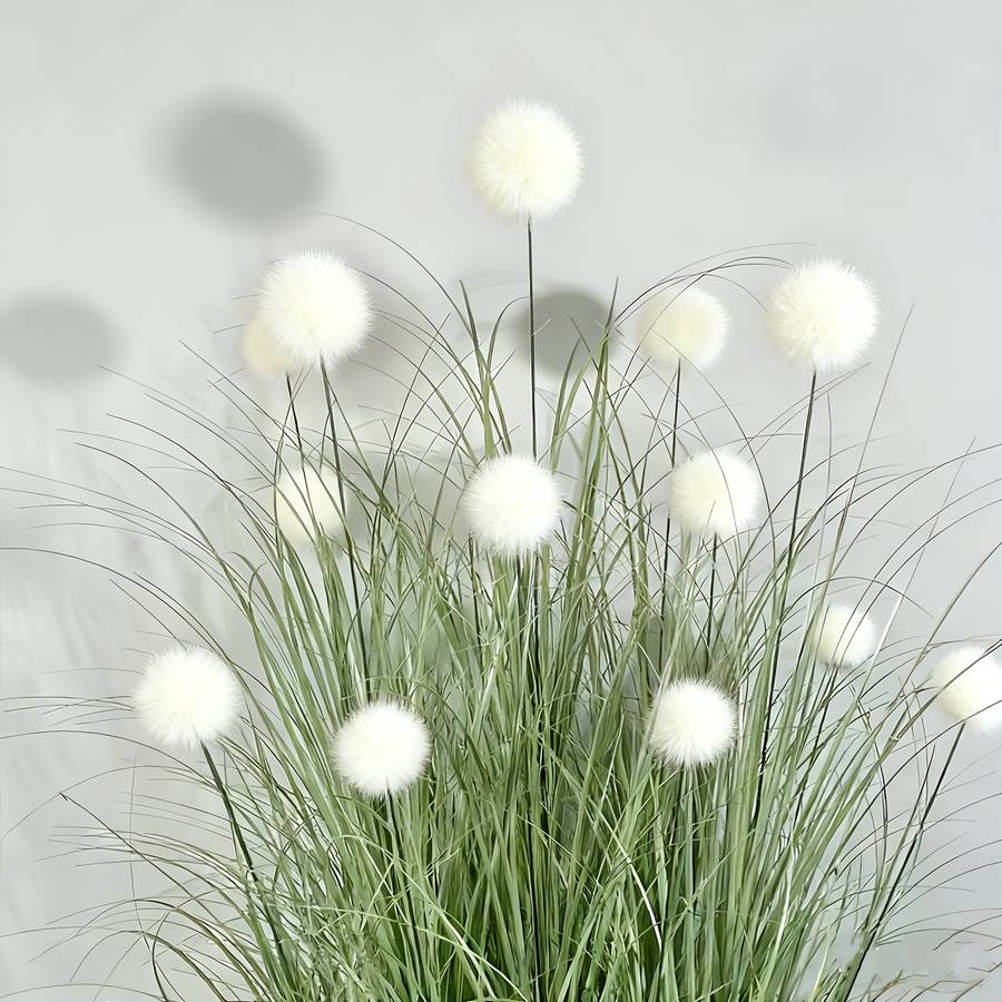 Simulated Flower Color Green Homeweddingoutdoor Quantity3Pcs  9 Flower Balls Excluding Container