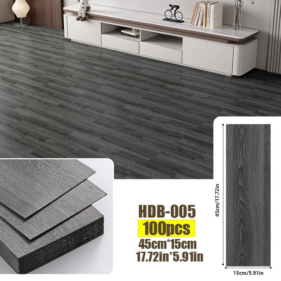 Self Adhesive Floor Stickers Hdb 005 45*15Cm 100Pcs