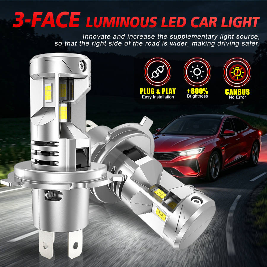 Car Lights Style 3 Sidescsp Quantity H4 2Pcs