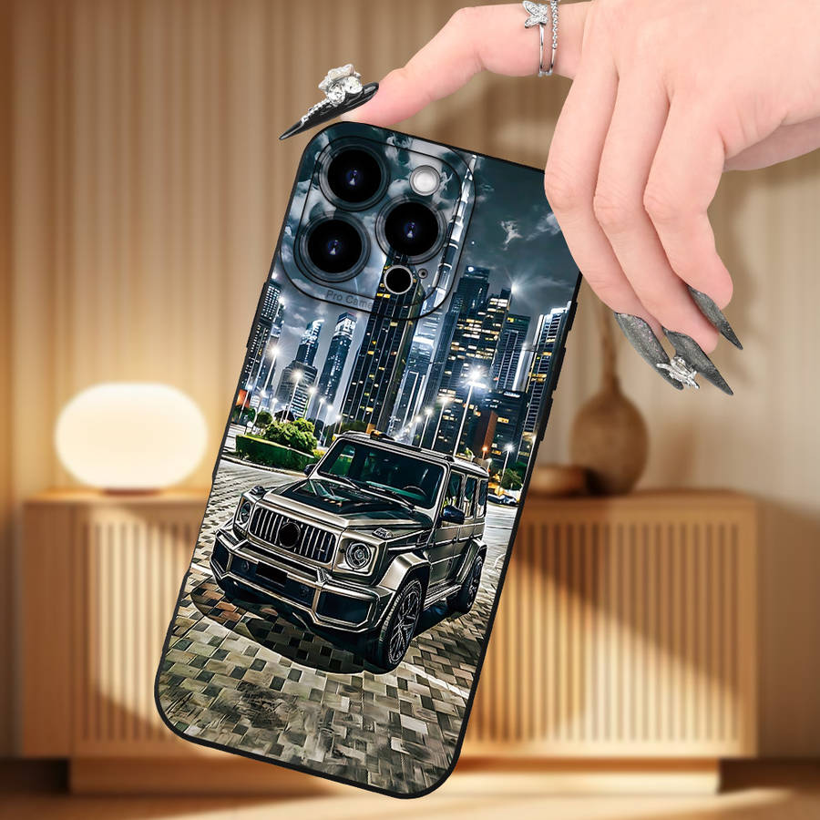 1Pc Black For iPhone 16 Pro Phone Case Phone Cover