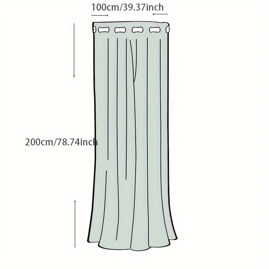 Door Curtain Color Champagne Golden