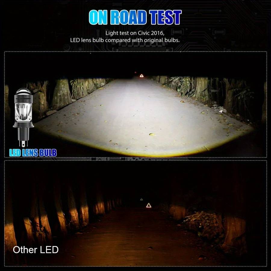Car Lights Color 2Pcs Size H4