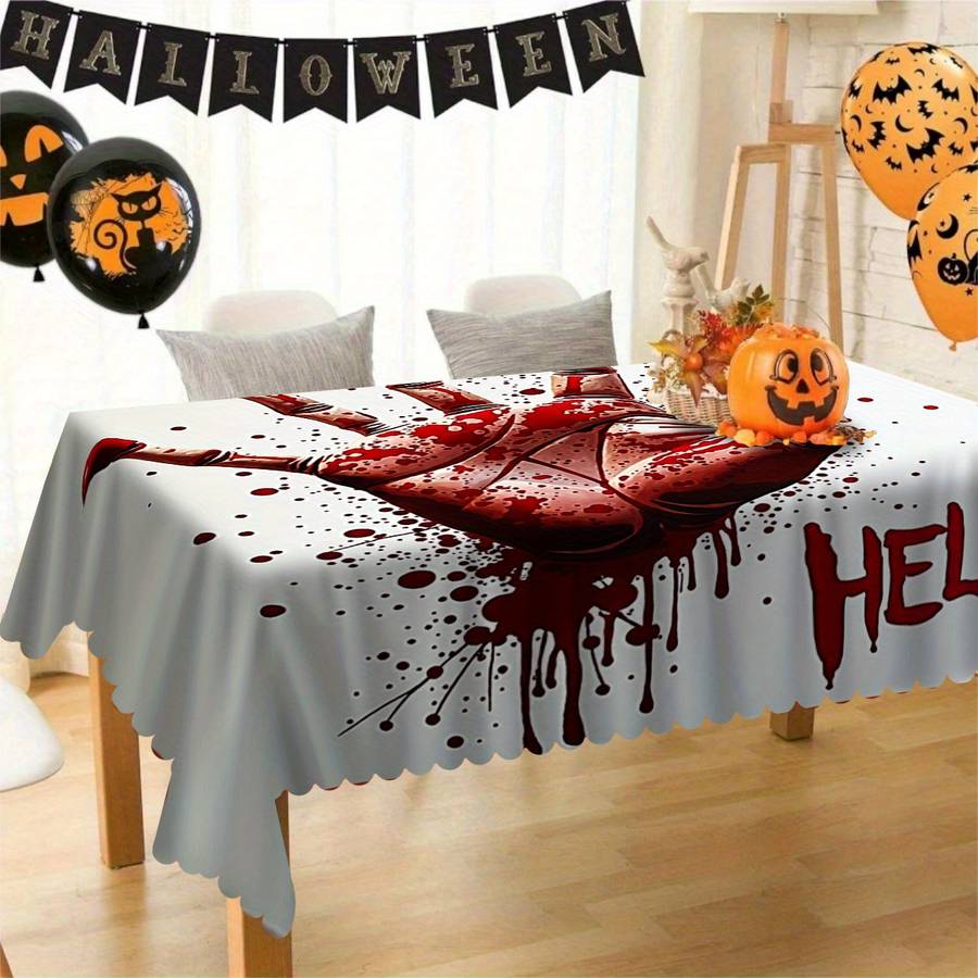 Halloween tablecloth decoration size 60inch x 120inch 152cm x 305cm or rectangular