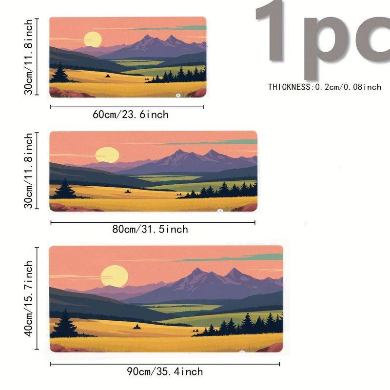 Mouse Pad Size 23.6X11.8Inch