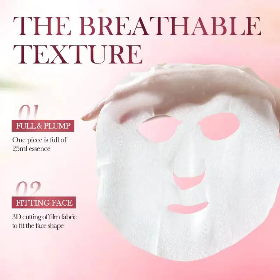 Facial Mask Capacity Pink Aloe Vera Mask 6 Pcs