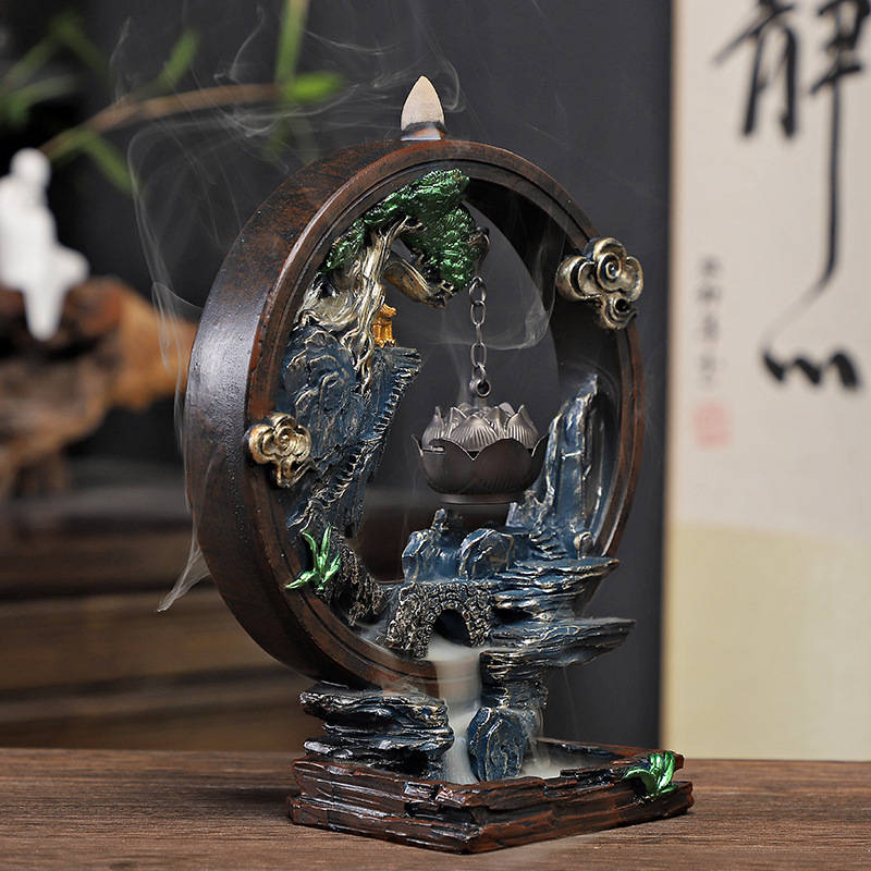 Incense Burner Style  Backflow Incense Burner  With Lotus Hanging Furnace