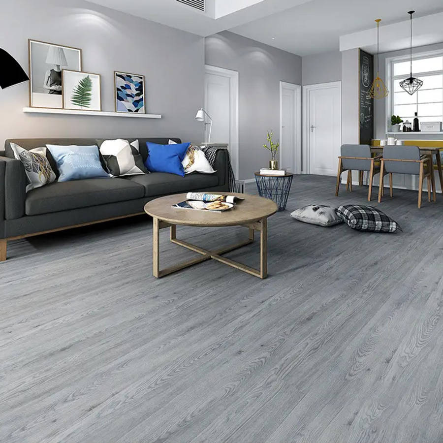 Self Adhesive Floor Stickers Rock Gray 28 Pieces Pack