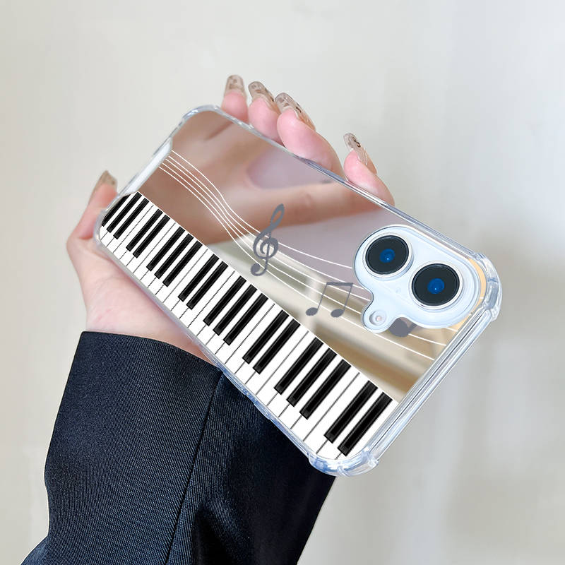 1Pc Mixed Color For iPhone 6 Plus 6s Plus Piano Music Note Phone Case