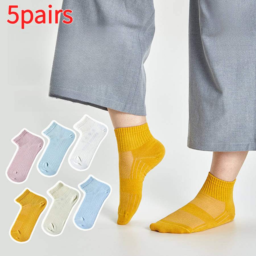 Women S Socks Color Random 5 Pairsmixed Colors Size Onesize