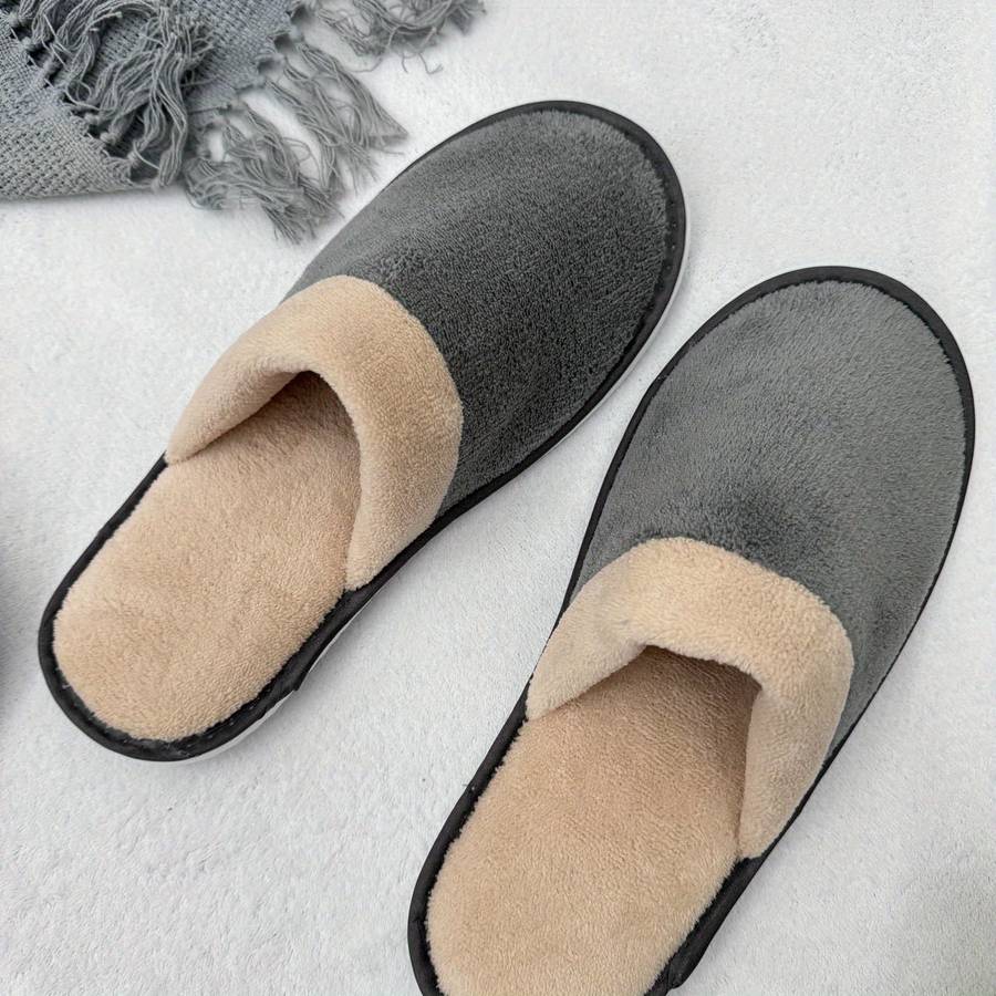 Cotton Slippers Color Grey Sizeuk 9.5