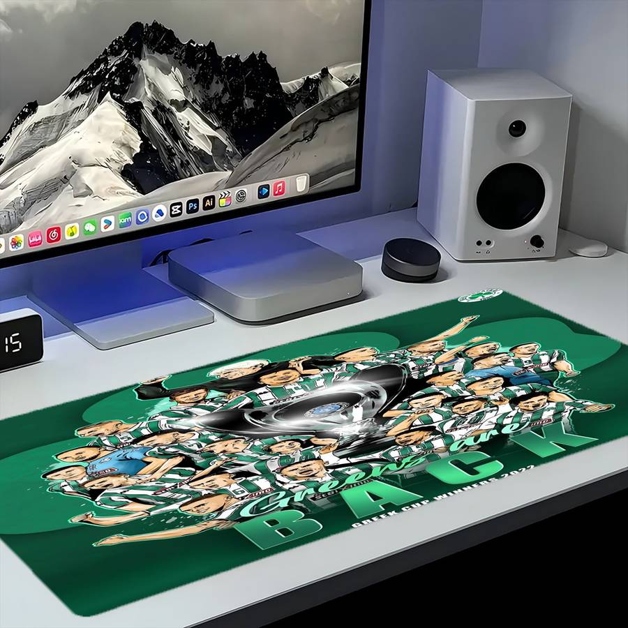 Mouse Pad Color White Size 60X30Cm