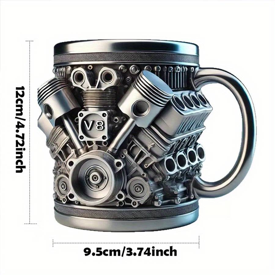 Water Cup Color V8 Silvery