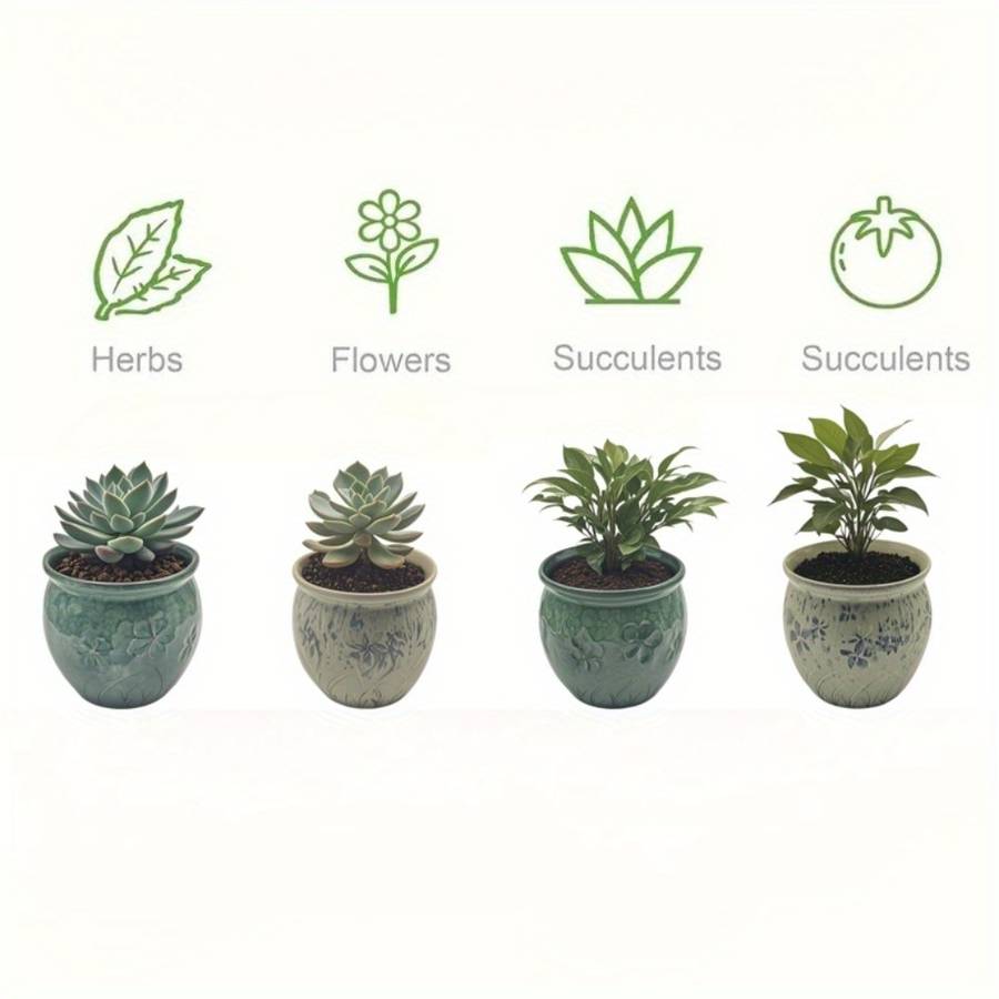 Flowerpot Color Greygreenbuy2Get5